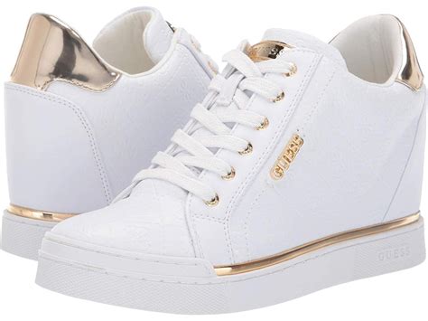 guess white shoes women